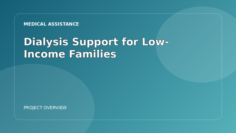Dialysis Support for Low-Income Families featured image