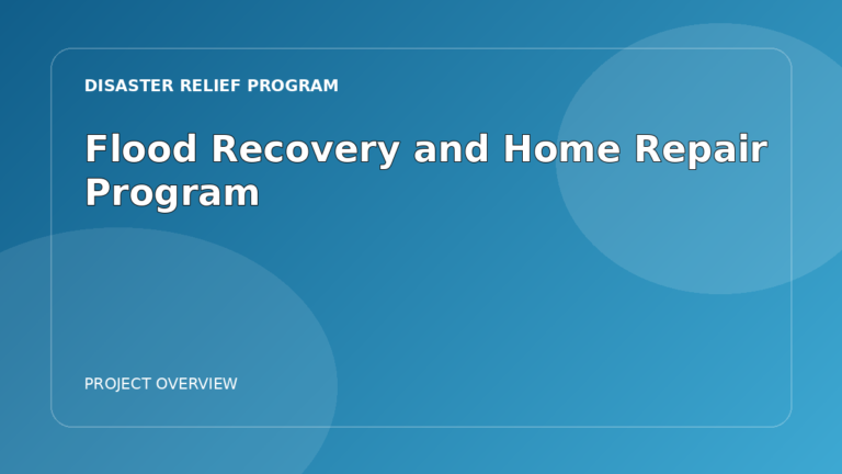 Flood Recovery and Home Repair Program featured image