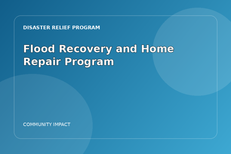 Flood Recovery and Home Repair Program gallery image 1